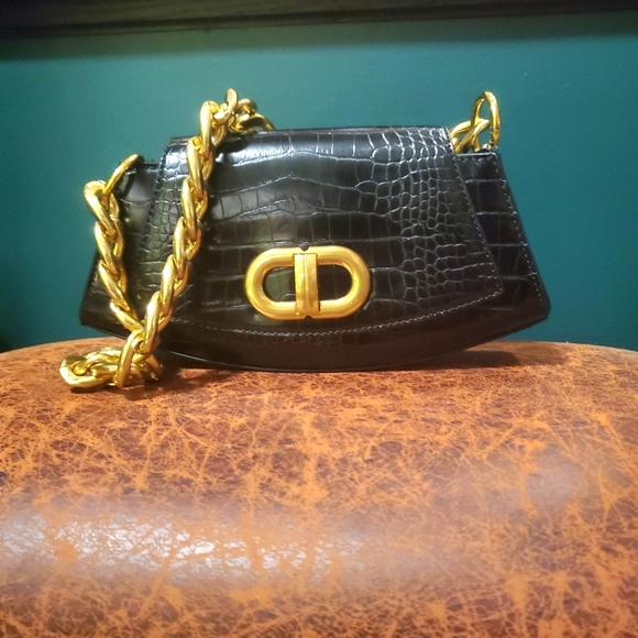 Beautiful bag with gold chain - New - Picture 1 of 4